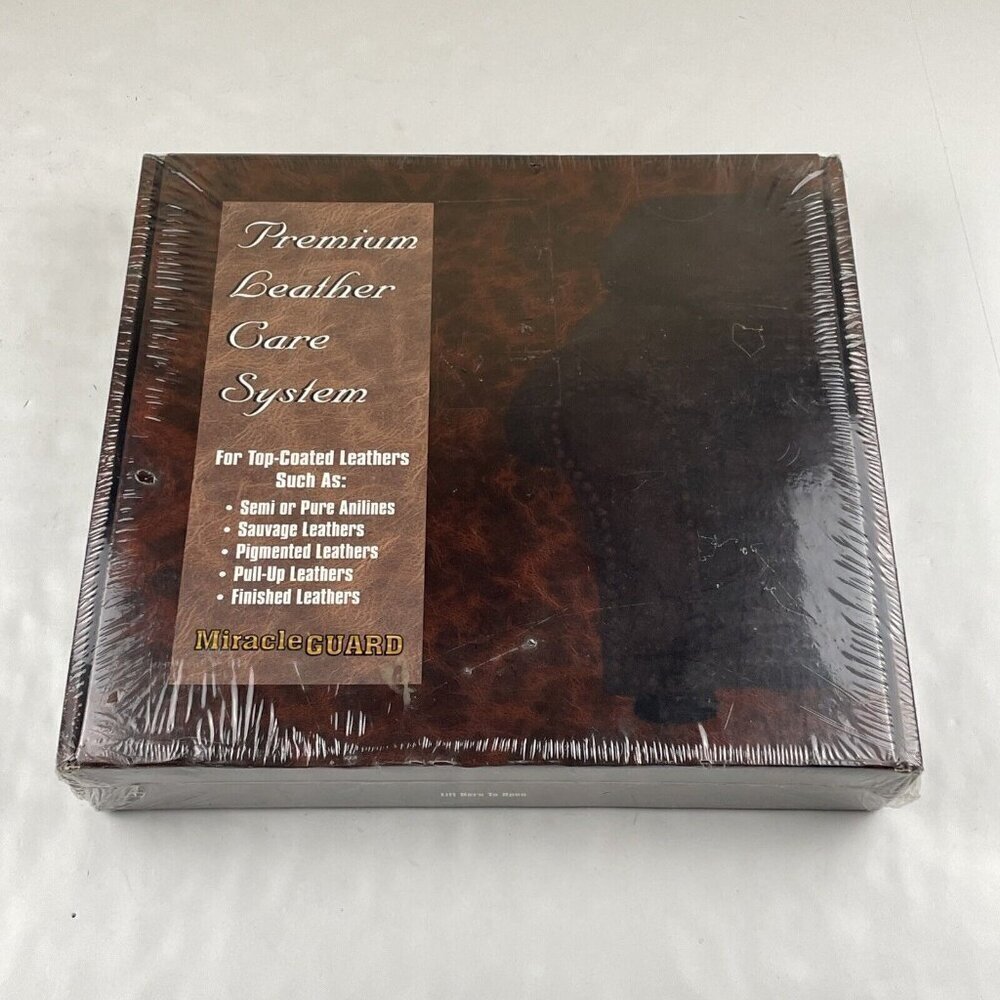 Premium Leather Care System Miracle  Guard New Sealed